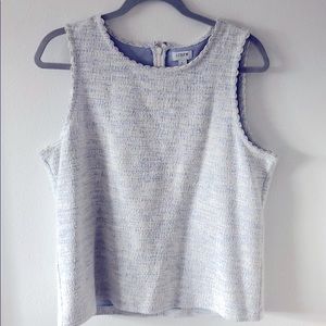 White and Blue in J Crew